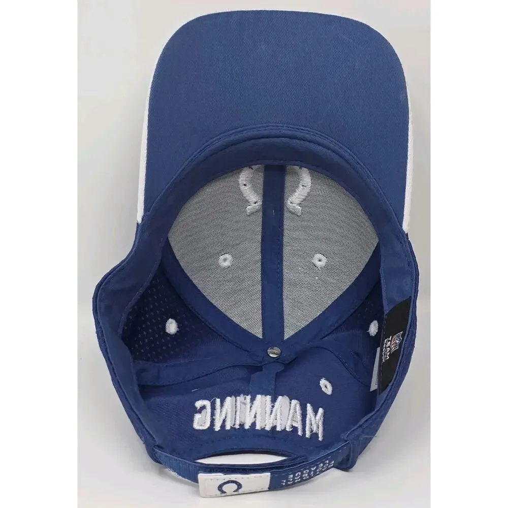 Indianapolis Colts 18 Payton Manning Reebok Baseball Cap Strapback Hat Youth NFL